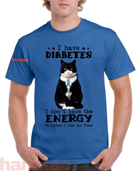 I Have Diabetes Black Cat