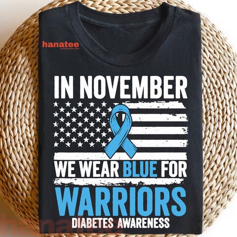 In November We Wear Blue For Warrior Diabetes Awareness