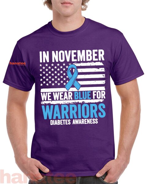 In November We Wear Blue For Warrior Diabetes Awareness