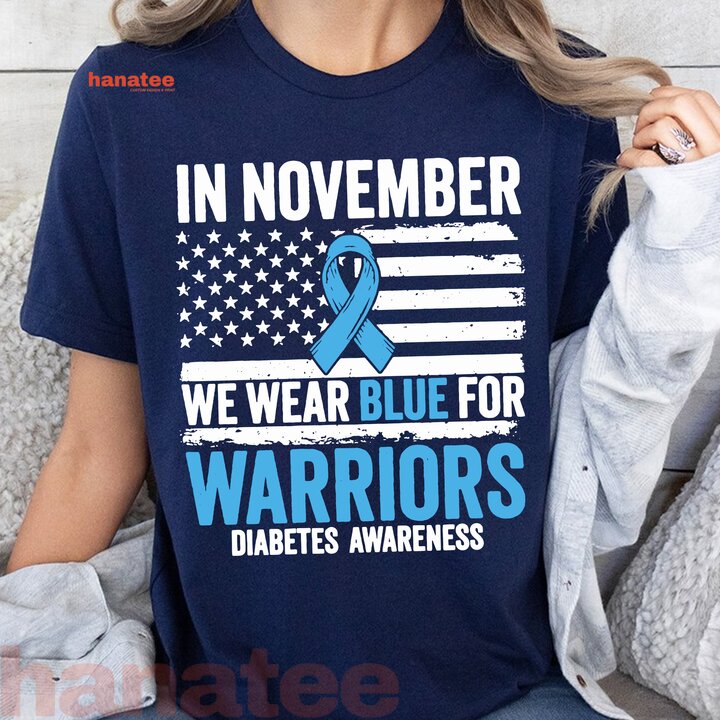 In November We Wear Blue For Warrior Diabetes Awareness