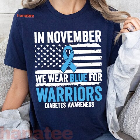 In November We Wear Blue For Warrior Diabetes Awareness