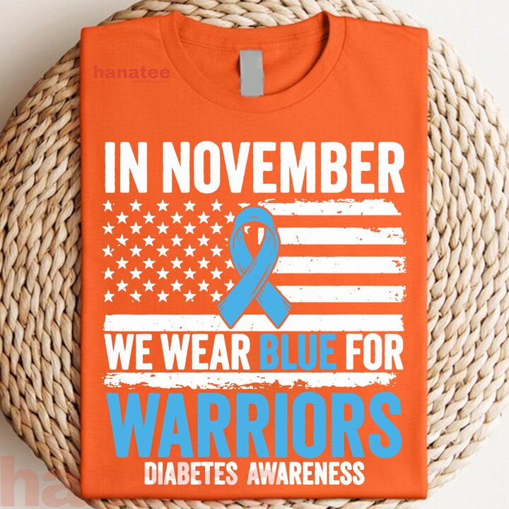 In November We Wear Blue For Warrior Diabetes Awareness