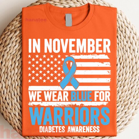 In November We Wear Blue For Warrior Diabetes Awareness