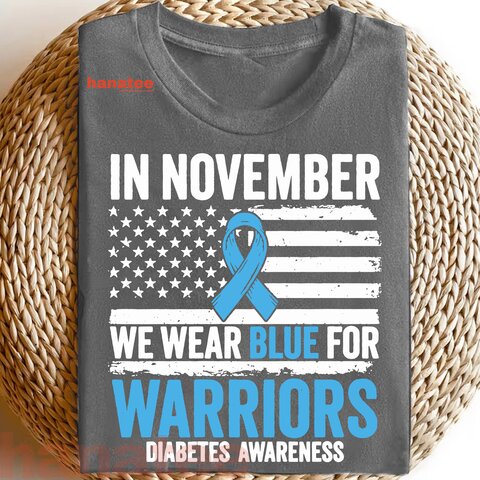 In November We Wear Blue For Warrior Diabetes Awareness