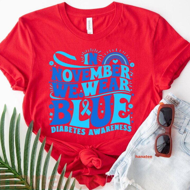 In November We Wear Blue Diabetes Awareness