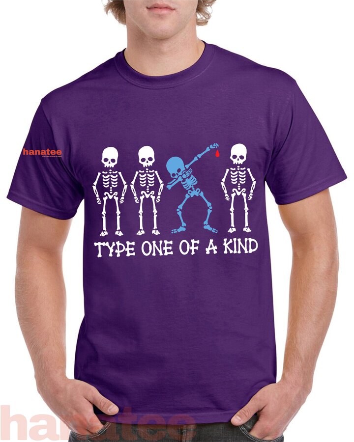Type One Of A Kind Diabetes Awareness Skeleton