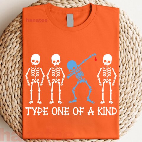 Type One Of A Kind Diabetes Awareness Skeleton