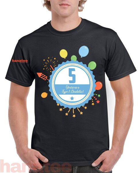 Diabetes Anniversary T1D - 5 Year Celebration