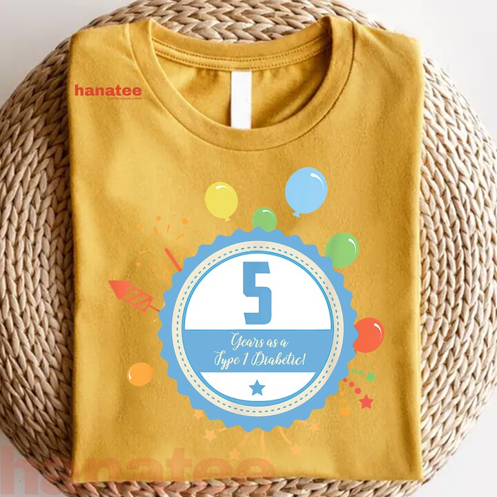 Diabetes Anniversary T1D - 5 Year Celebration