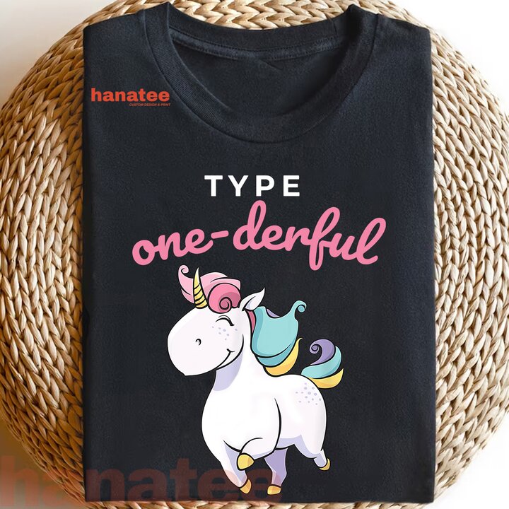 Type Onederful  Diabetes Awareness Unicorn