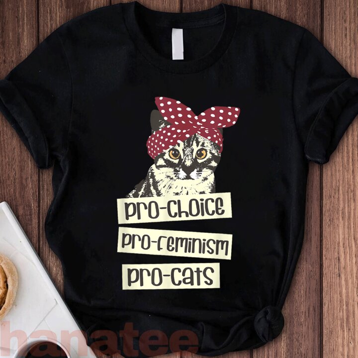 Pro Choice Pro Feminism Pro Cats  