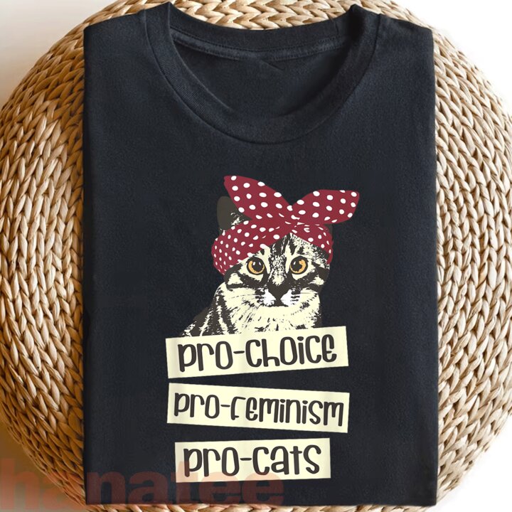 Pro Choice Pro Feminism Pro Cats  
