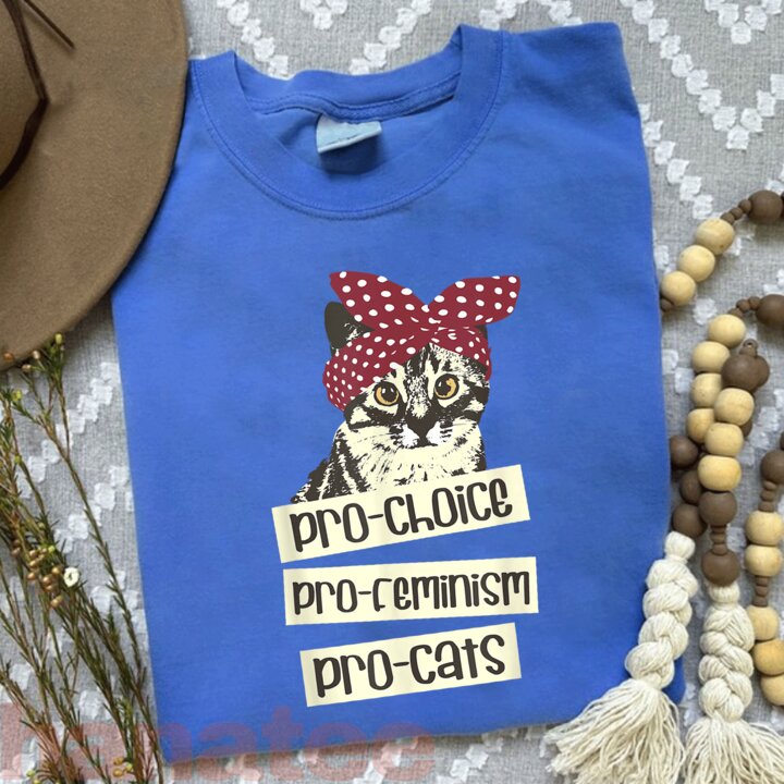 Pro Choice Pro Feminism Pro Cats  