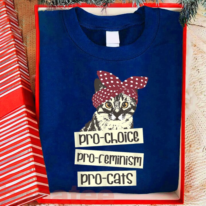 Pro Choice Pro Feminism Pro Cats  