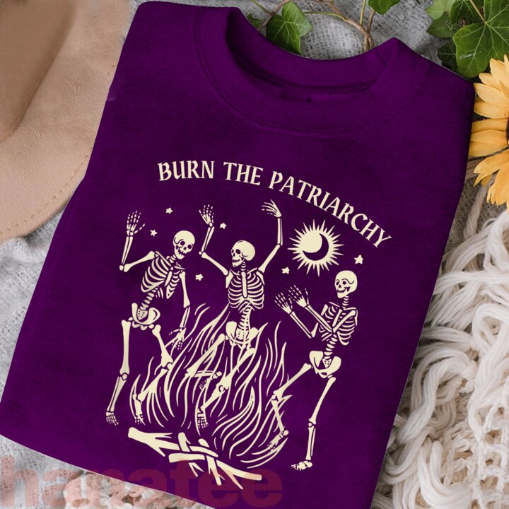 Burn The Patriarchy Funny Halloween Feminism