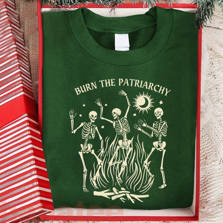 Burn The Patriarchy Funny Halloween Feminism