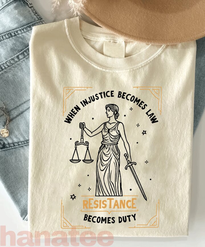 When Injustice Becomes Law Resistance Becomes Duty RBG Quote  