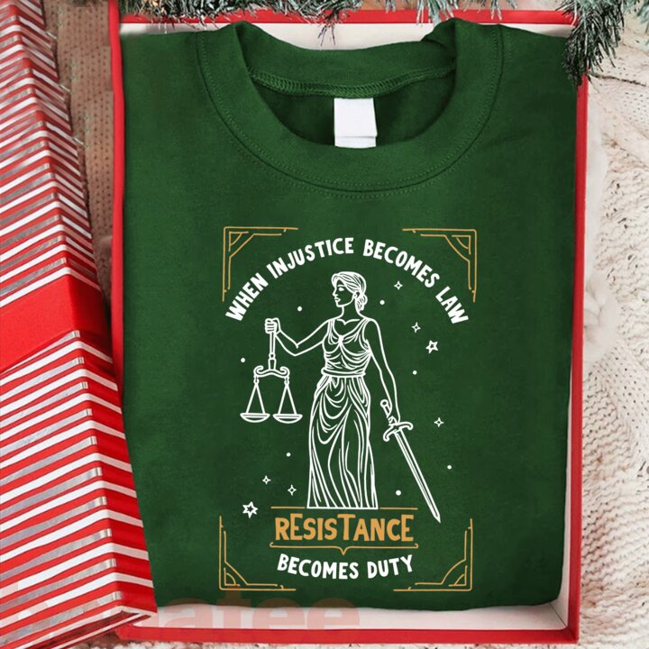 When Injustice Becomes Law Resistance Becomes Duty RBG Quote  