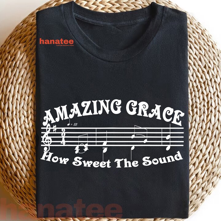 Amazing Grace With Music Notes