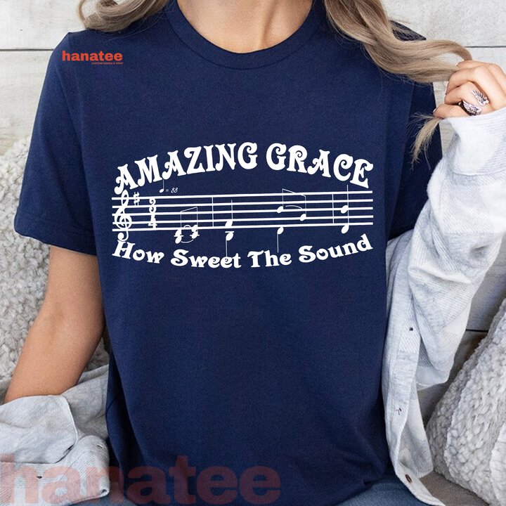 Amazing Grace With Music Notes
