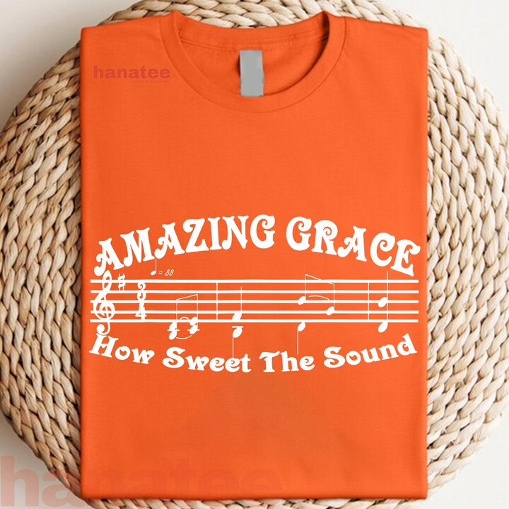 Amazing Grace With Music Notes