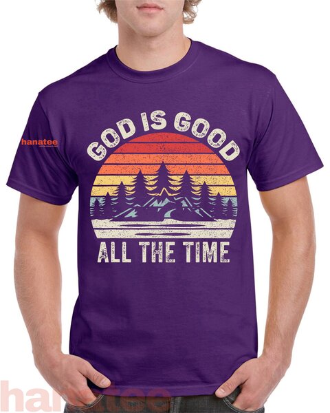 Vintage Retro God Is Good All The Time
