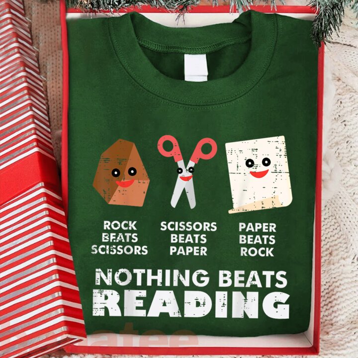 Nothing Beats Reading Book Lover