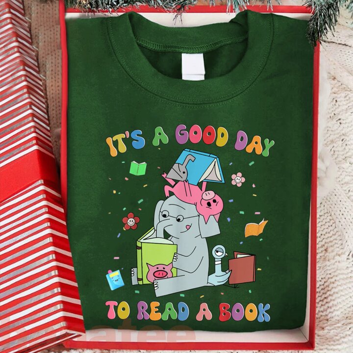 It's A Good Day To Read A Book Animals