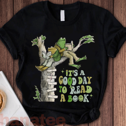 It's A Good Day To Read A Book Frog
