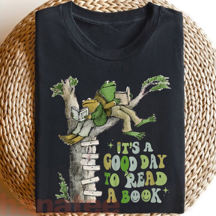 It's A Good Day To Read A Book Frog