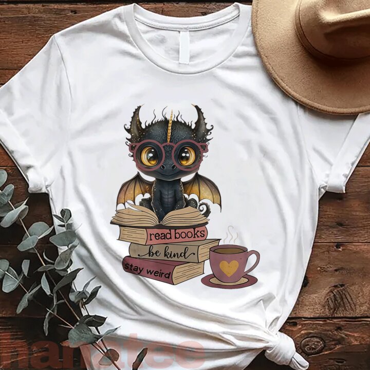Funny Dragon Reading Books 