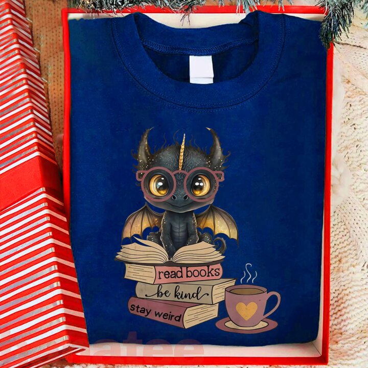 Funny Dragon Reading Books 