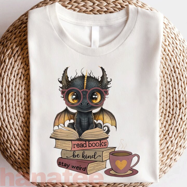 Funny Dragon Reading Books 