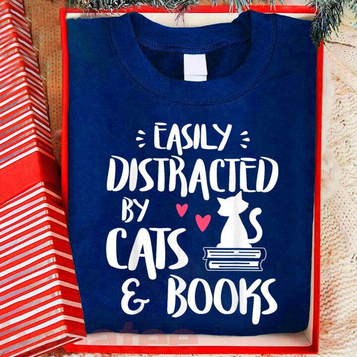 Easily Distracted By Cats And Book 