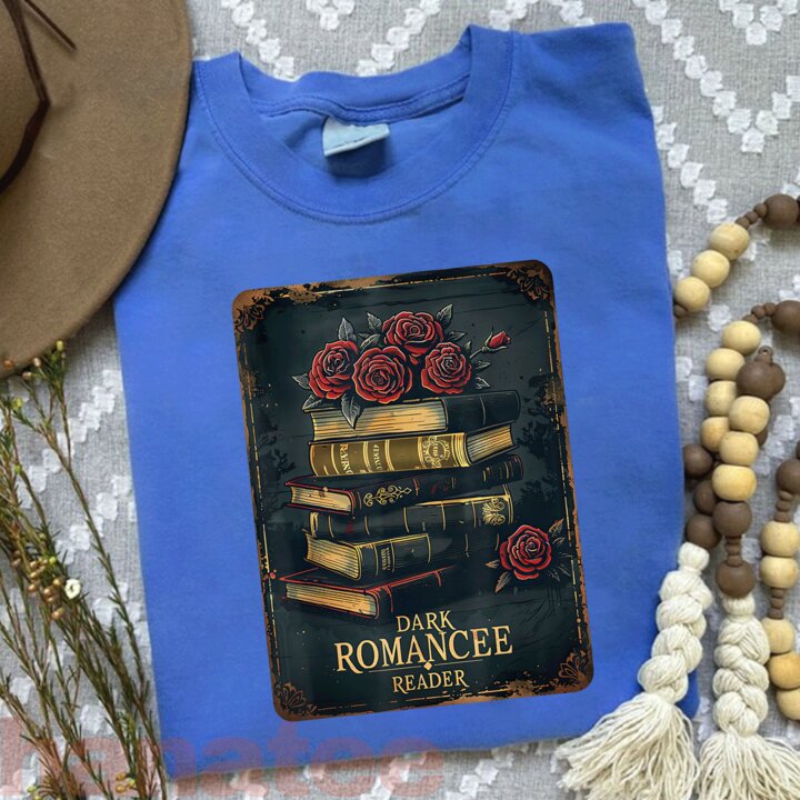 Dark Romance Reader Vintage Floral  