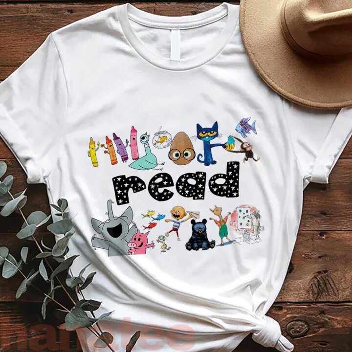 Animals Reading Book 