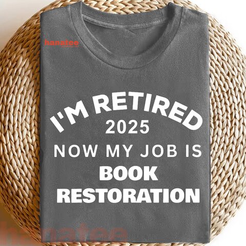 I'm Retired Now My Job Is Book-restoration