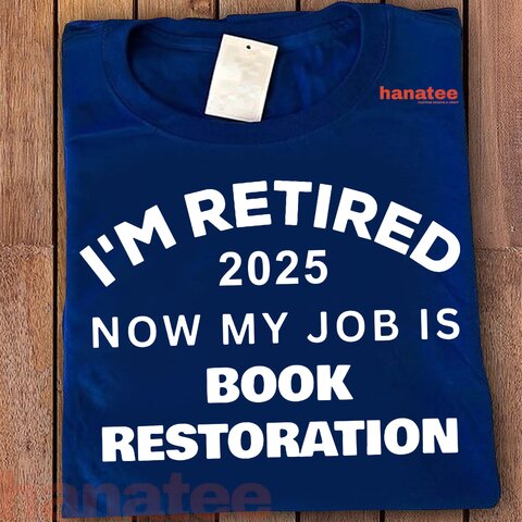 I'm Retired Now My Job Is Book-restoration