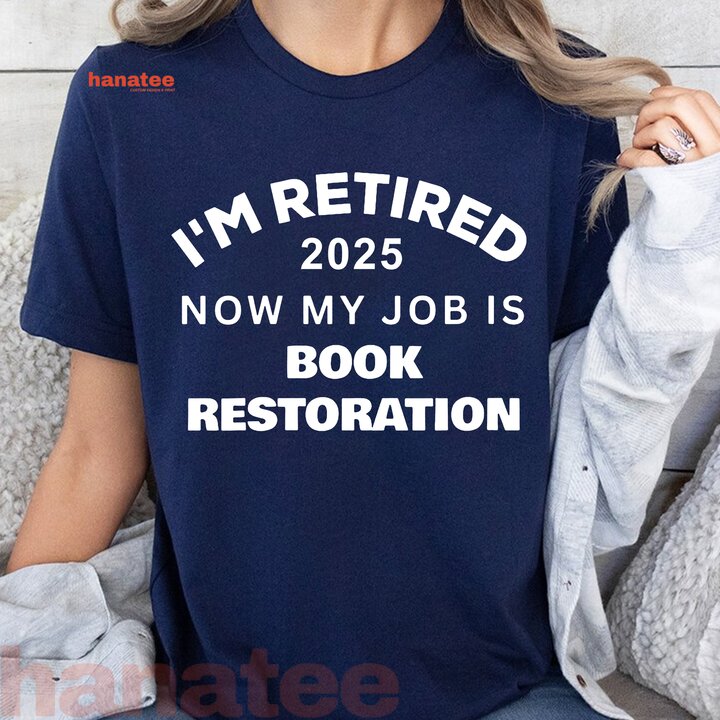 I'm Retired Now My Job Is Book-restoration
