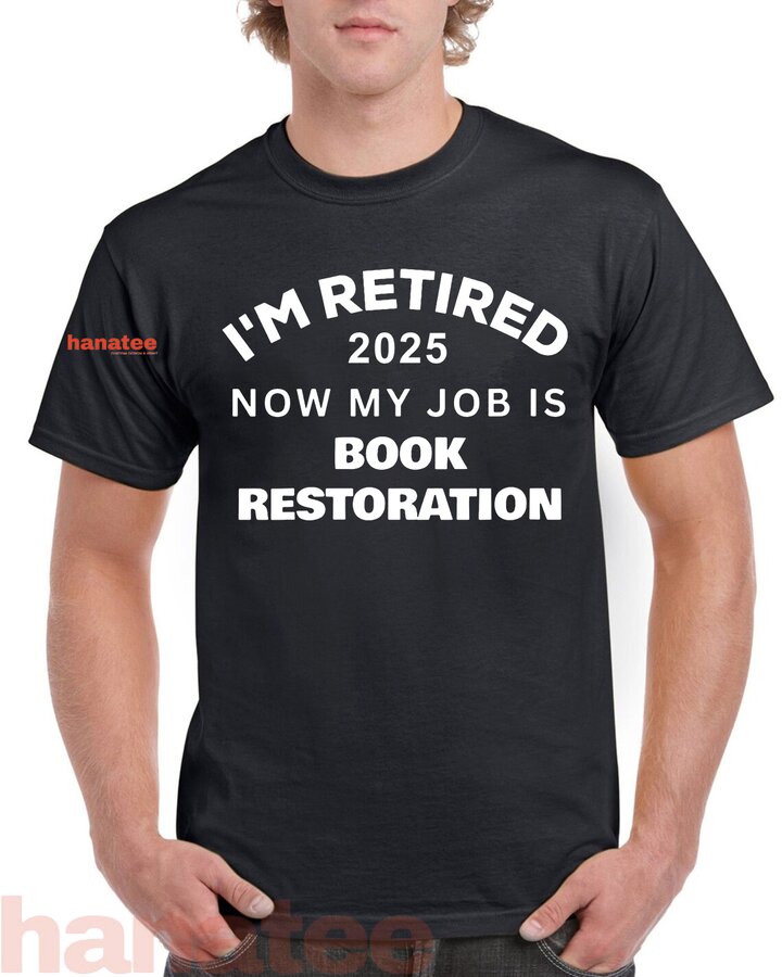 I'm Retired Now My Job Is Book-restoration
