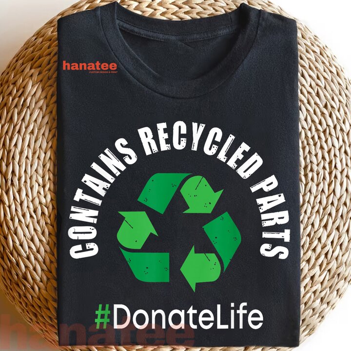 Contains Recycled Parts Transplant Kidney  