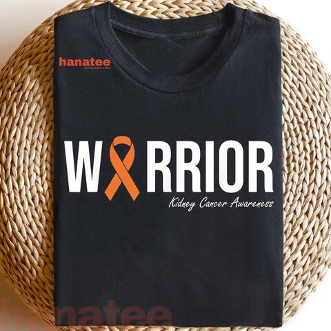 Kidney Cancer Awareness Orange Ribbon 
