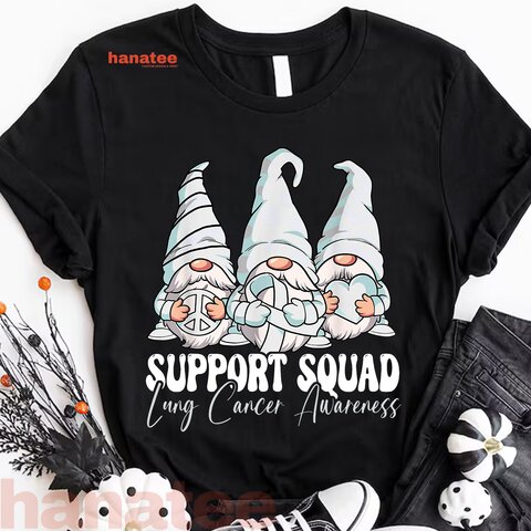 Gnome Support Squad Lung Cancer Awareness