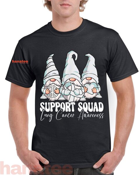 Gnome Support Squad Lung Cancer Awareness