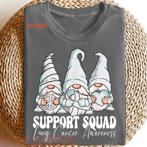 Gnome Support Squad Lung Cancer Awareness