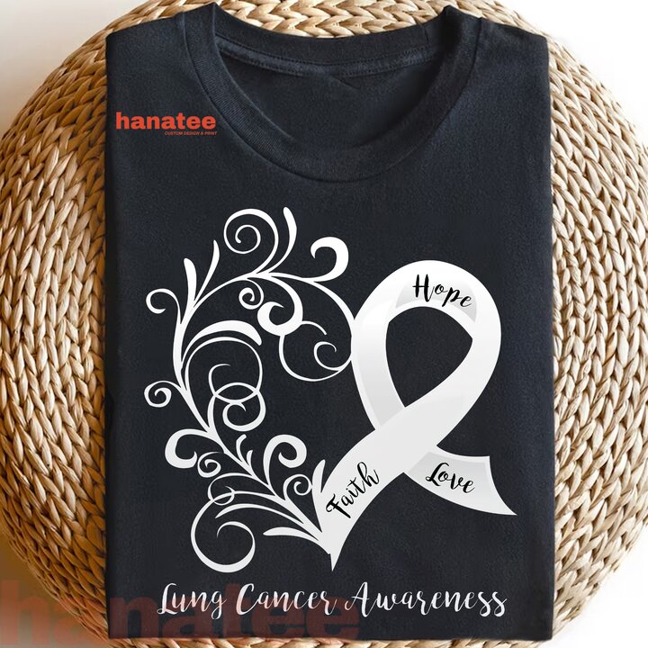 Hope Faith Love Lung Cancer Awareness