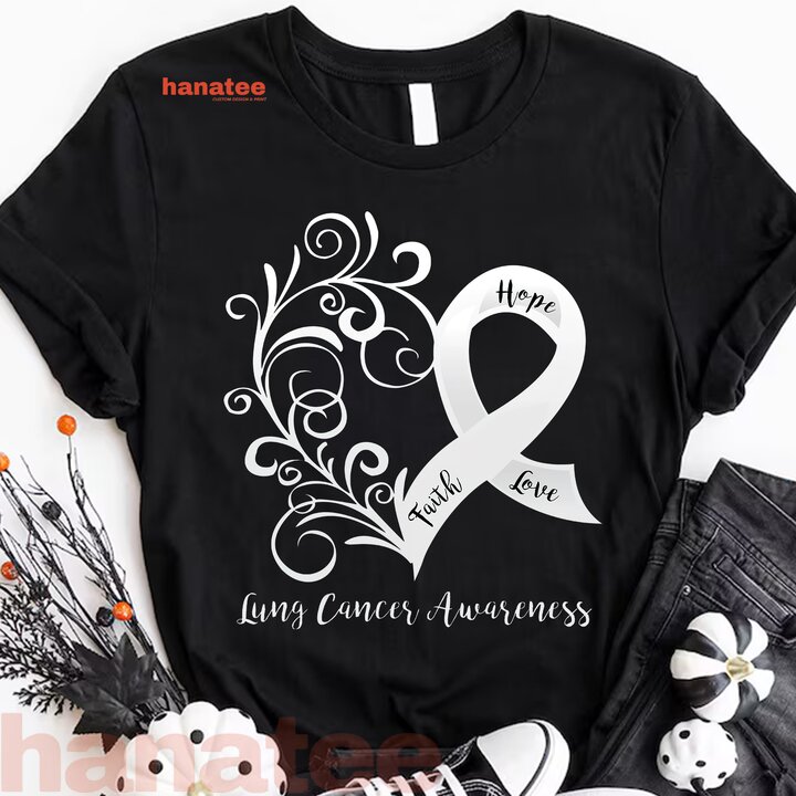 Hope Faith Love Lung Cancer Awareness
