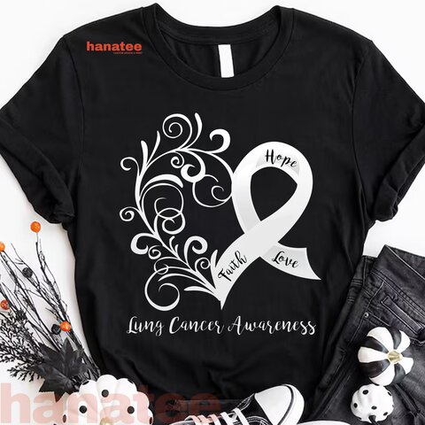 Hope Faith Love Lung Cancer Awareness