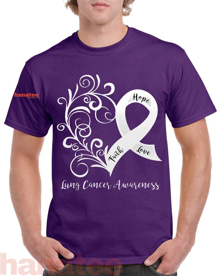 Hope Faith Love Lung Cancer Awareness