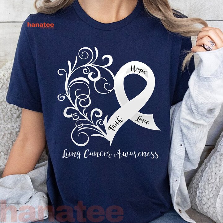 Hope Faith Love Lung Cancer Awareness